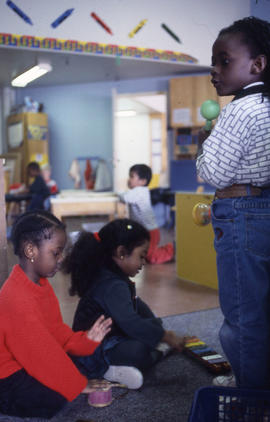 Photograph of children engaged in activities