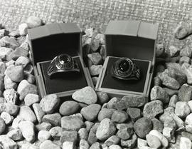 Photograph of class rings