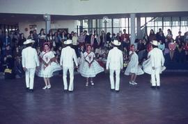 Cultural dance demonstration in the Concourse : [photograph]