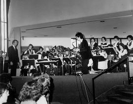 Photograph of Music Students Performing in the Concourse