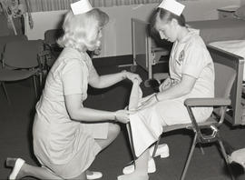 Photograph of nurses in training