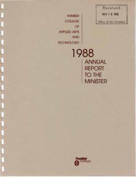 Annual Report to the Minister, 1988