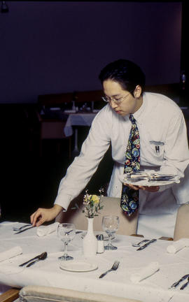 Photograph of Hospitality student