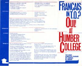 French program brochure