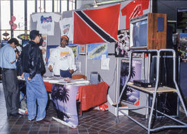 Photograph of students at a multicultural fair