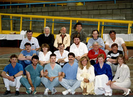 Photograph of staff and members of faculty