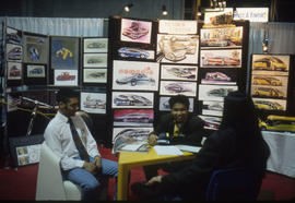 Photograph of an Industrial Design Booth at the Auto Show