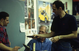 A photograph of Industrial Design students in class