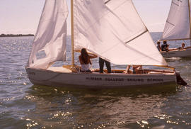 Photograph of Students in Sailing Boats