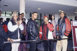 Photograph of People Watching an Event in the Concourse