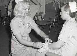Photograph of nurses in training