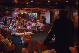 Photograph of orientation event in the Humber Room