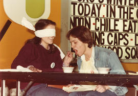 Photograph of chili eating contestants