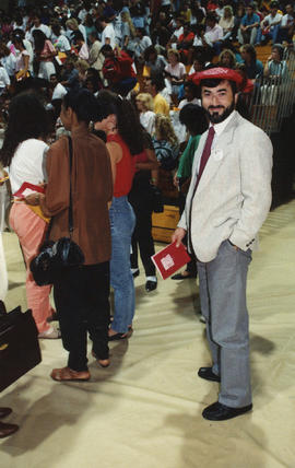 Photograph of a Student Orientation Event at the Gym