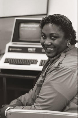 Photograph of an unknown person seated