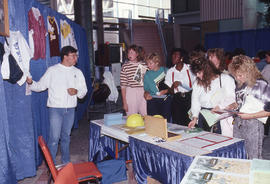 Photograph of student information and orientation event in the Student Centre KX building