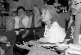 Photograph of discussion from those attending a writers workshop