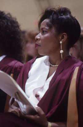 Photograph of a Graduate at Convocation