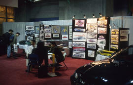 Photograph of an Industrial Design Booth at the Auto Show