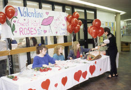 Photograph of a Valentines Day Booth Sale in the Concourse
