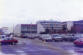 Photograph of North Campus and parking lot