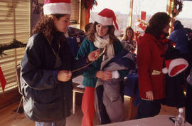 Photograph of People at the Christmas Tree Sale and Family Event
