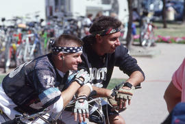 Photograph of bike enthusiasts