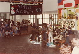 Photograph of students at winter madness event