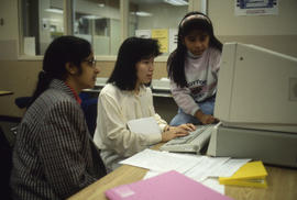 Photograph of Students Using Computers