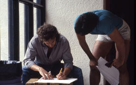 Photograph of Computer Programming students working on an assignment