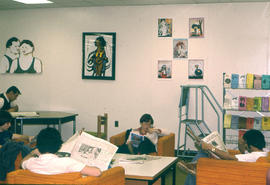 Photograph of Students Sitting in the Casual Study Area in the Library