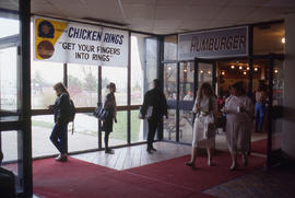 Photograph of the entrance to the Humburger
