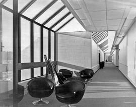 Photograph of the "D" building hallway