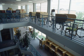 Photograph of the third floor of the North campus library