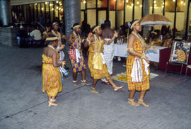 Photograph of Ghanaian visitors to Humber