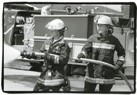Photograph of Humber firefighting students