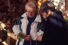 Photograph of People at the Christmas Tree Sale and Family Event