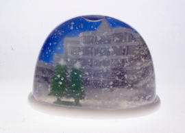 Photograph of a snow globe