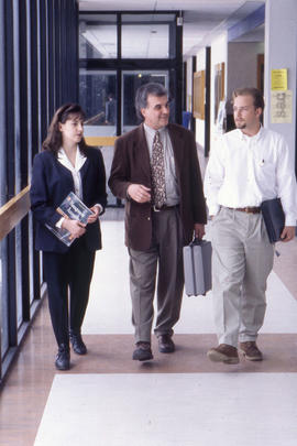 Photograph of instructor and students