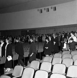 Photograph of the graduates entering the auditorium