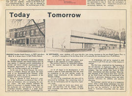 Photograph of an article from the first issue of This is Humber College