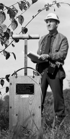 Photograph of Instructor Patrick Merryweather on the Field