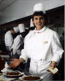 Photograph of a student chef