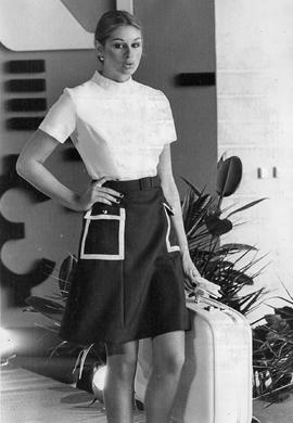 Photograph of a Student Participating in a Runway Fashion Show