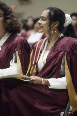 Photograph of a Graduate at Convocation