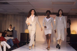Photograph of Fashion Students Walking Down the Runway