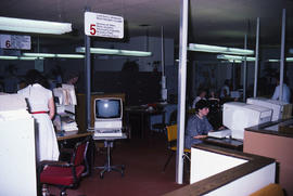 Photograph of staff in the Registration Centre