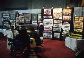 Photograph of an Industrial Design Booth at the Auto Show