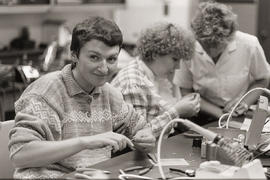 Photograph of electronic students