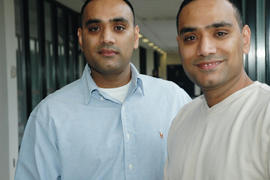 Photograph of alumnus brothers Asif and Aftaah